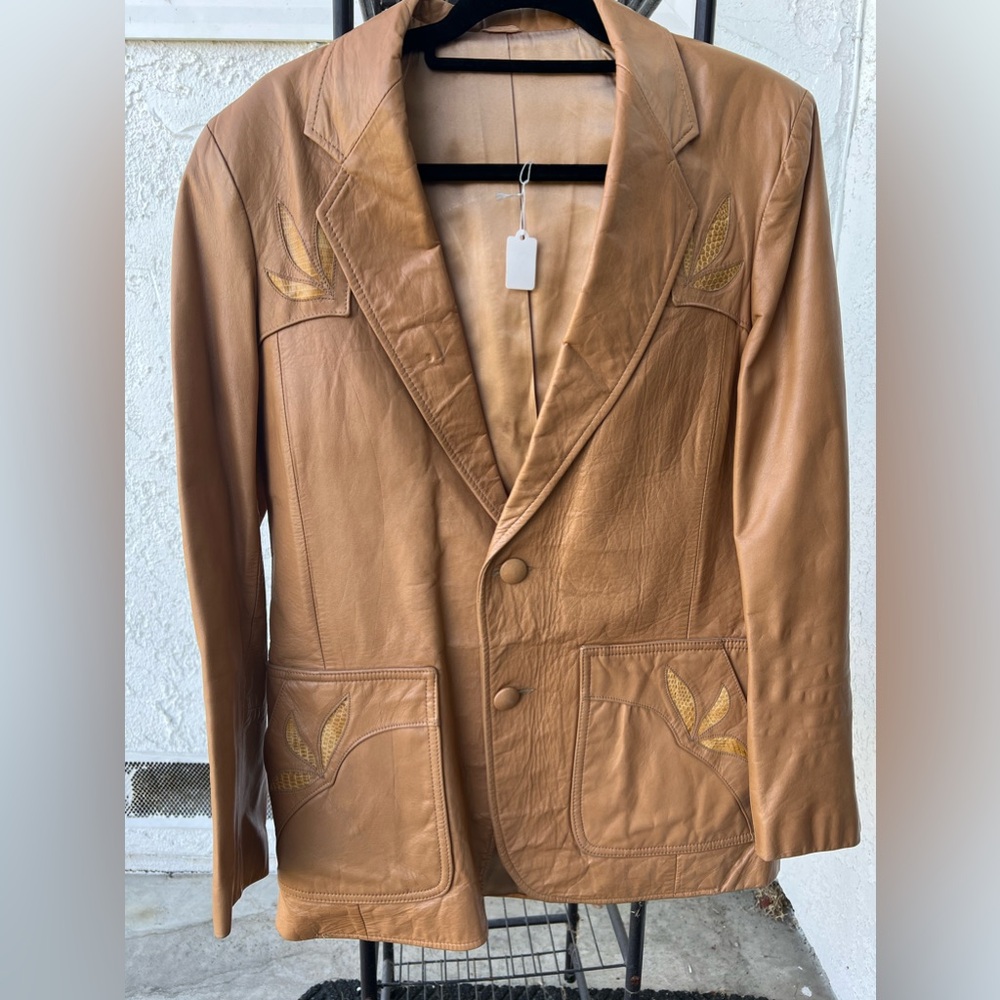 Pioneer wear genuine leather sport jacket